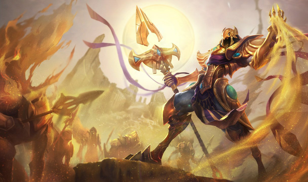 Azir's default splash in League of Legends