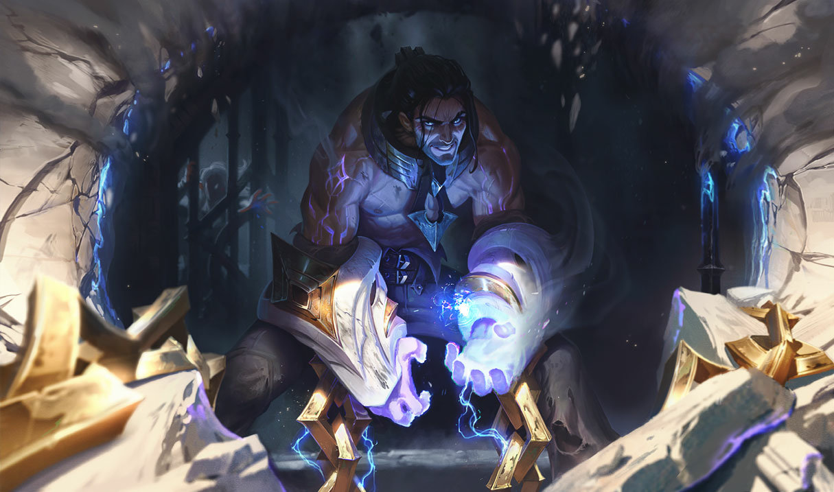 Default Sylas splash art in League of Legends